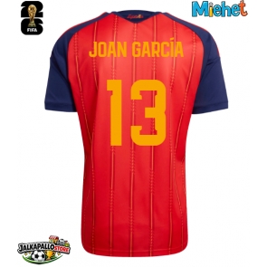 Espanja Joan Garcia #13 Kotipaita MM-kisat 2026 Lyhythihainen